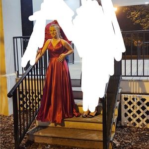 Red prom dress from Dillards